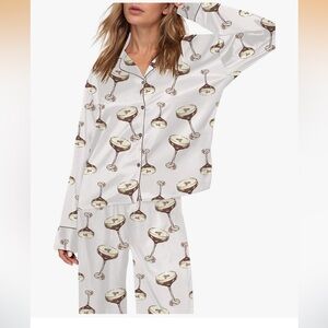 Espresso Martini Satin Pajamas